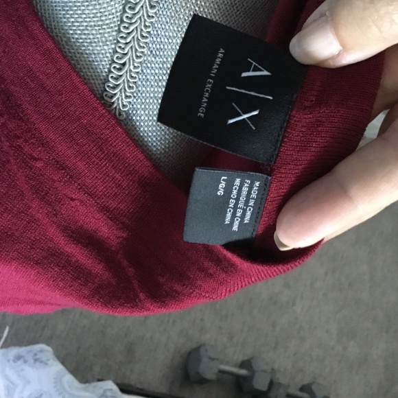 Armani Exchange red cardigan - Picture 3 of 3